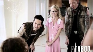 Quente virxe gata rubio quedando fodido primeira vez