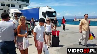 Sex Free Kiriata-i waenganui i te waka me te hotel-i reira te Hara [pickups ]